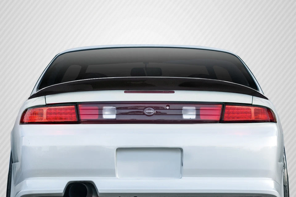 For 1995-1998 240SX S14 Carbon Creations Supercool Wing Trunk Lid Spoiler - 1 Pi - Image 1 of 4