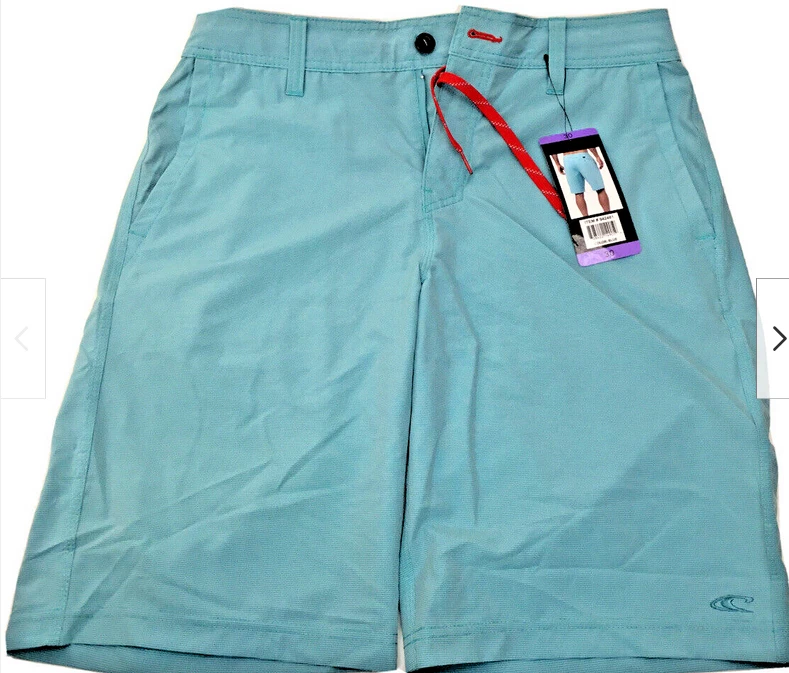 Men's O'Neill Hybrid Quick Dry Shorts Blue Size 38