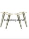 NEW 4 x CHROME FURNITURE LEGS FEET FOR SOFAS, BED, FOOTSTOOL & Chairs GOOD PRICE NEW 4 x CHROME FURNITURE LEGS FEET FOR SOFAS, BED, FOOTSTOOL & Chairs GOOD PRICE