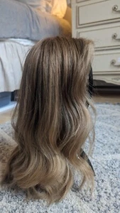 20" Bronde/ Dk Blond Dimensional Balayage Madison Hair Luxury Lace Top Wig Small - Picture 1 of 23