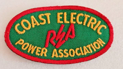 Vtg Coast Electric Power Association Patch New NOS 1960s Mississippi Utility - Image 1 of 3