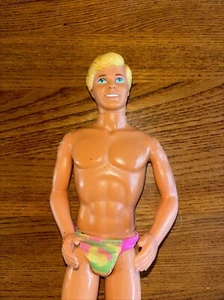 Vintage Ken Barbie Puppe 80er Jahre geformte blonde Haare Twist Taille Mattel - Bild 1 von 12