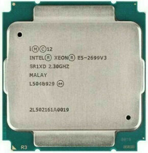 Intel Xeon E5-2699 V3 2.3GHz 18 Core 36Threads 45M L3 Cache LGA 2011-3 Processor