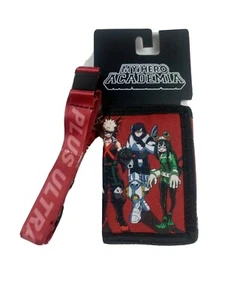 My Hero Academia MHA UA High Plus Ultra Crew Trifold Wallet With Lanyard Anime - Picture 1 of 4