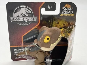 MATTEL JURASSIC WORLD SNAP SQUAD ATTITUDES Tyrannosaurus Rex T-Rex Dinosaur Toy - Picture 1 of 3