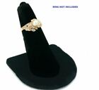 Black Velvet Ring Finger Jewelry Holder Showcase Display Stand or Photo Prop