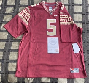 Jameis Winston Autographed Florida State Garnett Jersey UDA COA FSU New Orleans - Picture 1 of 4