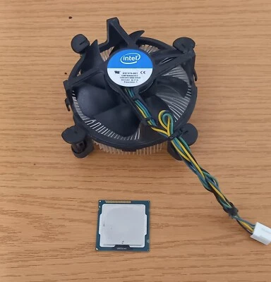 INTEL CORE I7 3770 SR0PK 3.4GHZ PROCESSOR HEATSINK & COOLING FAN - Image 1 of 2