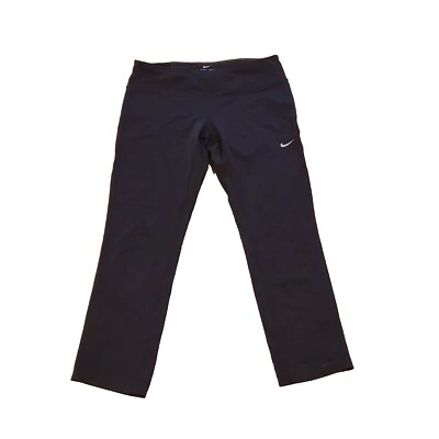 C2 NIKE [M] Mujer AJUSTE AJUSTADO EPIC LUX Yoga Mantente Cálido Leggings-Negro, 618232-010 Foto 1 de 4
