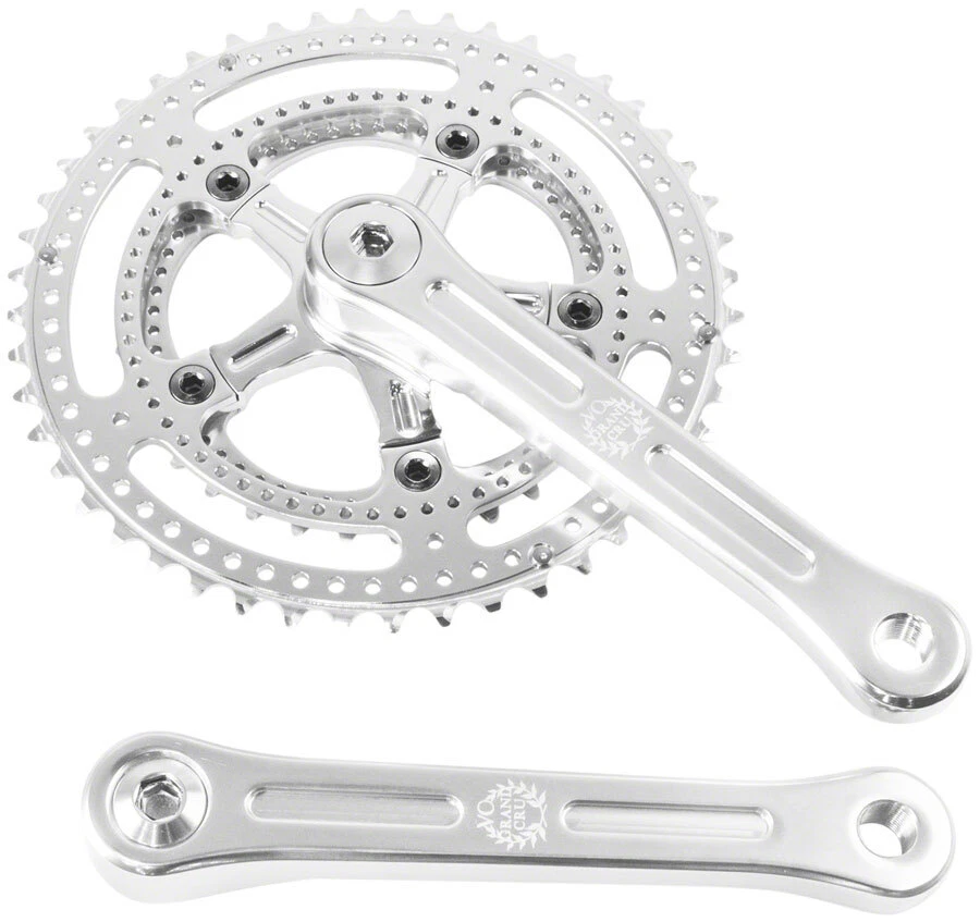 Кривошипы Velo Orange Grand Cru Drillium - 170 мм 8/9/10sp 48/34t Квадратный конус JIS - Изображение 1 из 1
