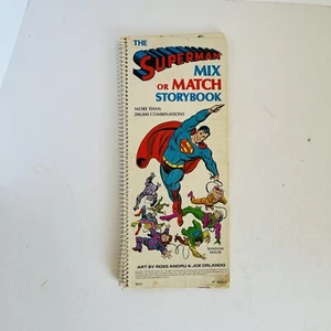 Vintage Random House - Superman Mix or Match Storybook - 1979 DC Superhero - Bild 1 von 12