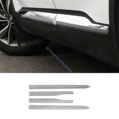 Protector de carrocería de puerta lateral cromado 4X para Hyundai Santa Fe 2019 2018-2023 Foto 1 de 4