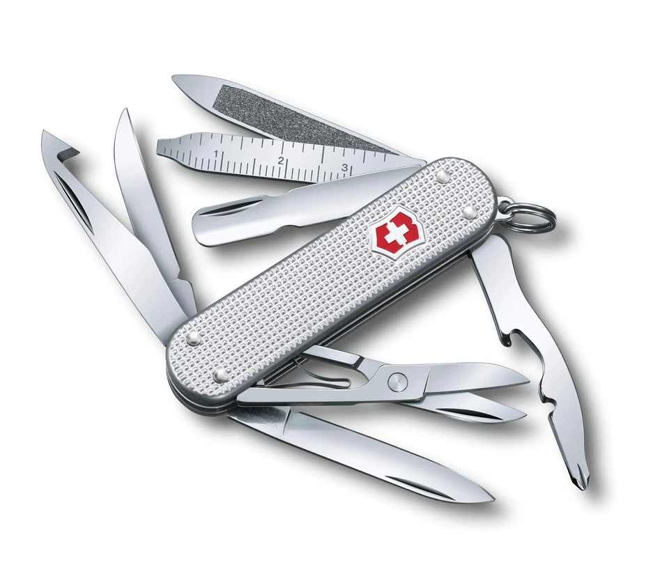 Victorinox Swiss Army Multi-tool Minichamp Pocket Knife Stainless Steel