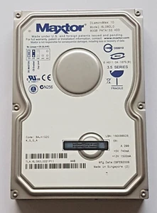 80 GB Ide Maxtor Diamondmax 10 202.9oz080L0 7200 RPM 2MB HDD 3.5 " Hard Drive - Picture 1 of 1