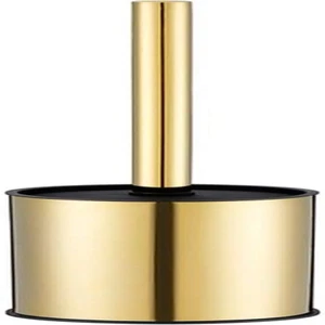 Toilet Brush Holder Gold, Stainless Steel 304 Gold round Freestanding Toilet Bow - Picture 1 of 7