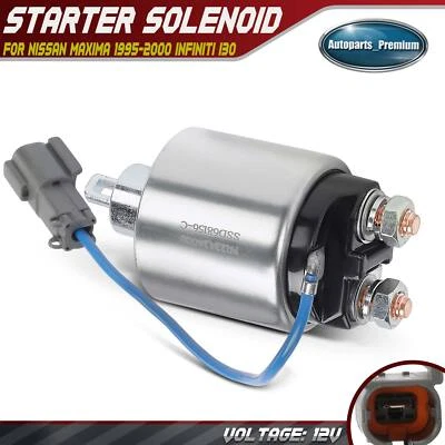 12V Starter Solenoid Switch for Nissan Maxima 1995-2000 INFINITI I30 96-00 3.0L - Image 1 of 4