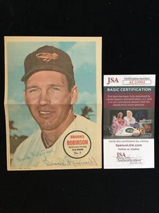1967 Topps Pin-Ups Brooks Robinson Signed Color Photo JSA - BC -1 # - Picture 1 of 4