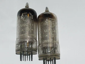 PAIR MULLARD UBC41 VALVE TUBE - Bild 1 von 1
