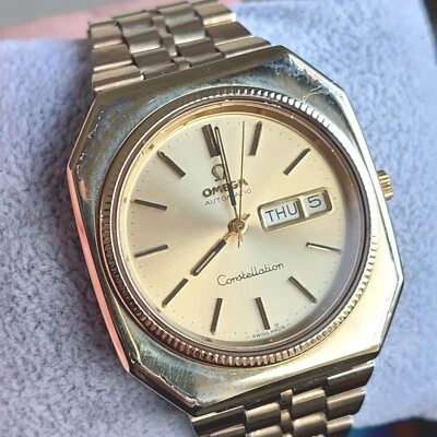 Raro Reloj OMEGA Constellation Octagonal 166.219 Automático Día/Fecha Cal.1020 Foto 1 de 4