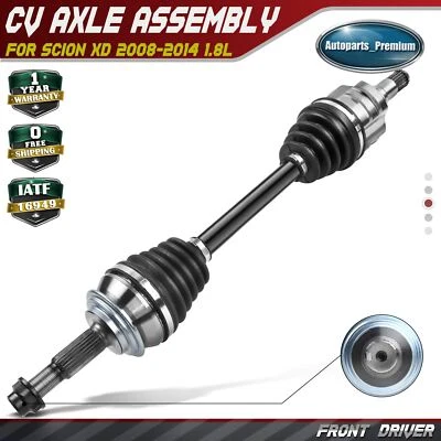 前左 CV 轴组件适用于 Scion XD 2008 2009 2010 2011 2012-2014 L4 1.8L — 第 1/4 张图片