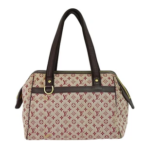 Bolso de mano Louis Vuitton Josephine PM M92314 monograma mini lona rojo - Imagen 1 de 10