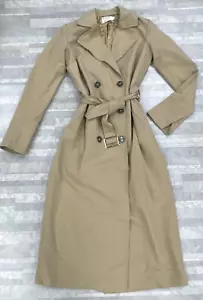 NWT Frame Classic Trench Coat In Khaki Size: 0 - Picture 1 of 4