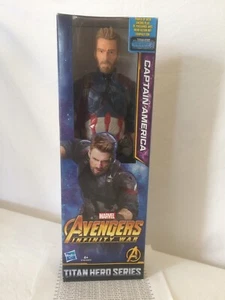 MARVEL AVENGERS INFINITY WARS TITAN HERO SERIES CAPTAIN AMERICA HASBRO FIGURE - Picture 1 of 4