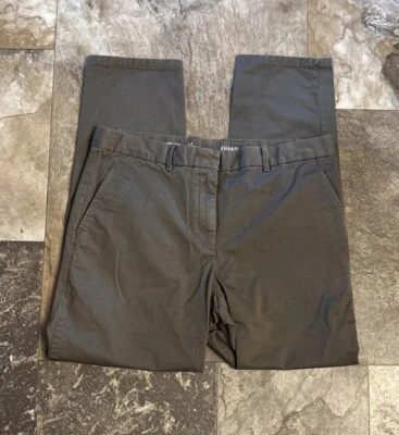 Khakis by GAP Dress Pants Sz 12 - 35x28 Broken-In Straight dark green 1953 - Image 1 of 4