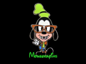 GOOFY wearing TIE GLASSES and BRACES back from the Orthodontist Disney 2010 PIN - Picture 1 of 1