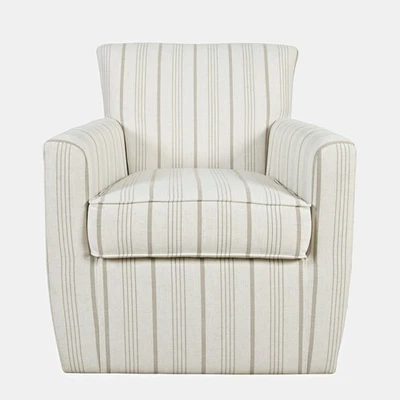 Blakely Harper Contemporary Traditional Swivel Accent Chair - Image 1 of 4