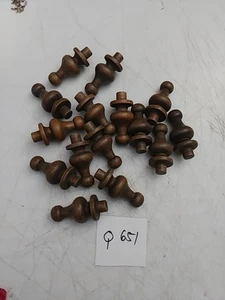 15 ASSORTED CLOCK / FURNITURE FINIALS - Picture 1 of 3