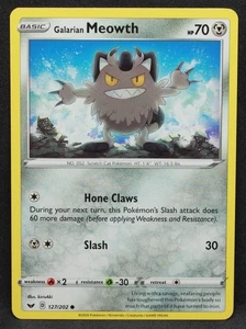 Galarian Meowth 127/202 SWSH01: Sword & Shield Base Set Normal Common - LP - Bild 1 von 2