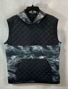 Greyson Mens Grey Smoke Quilted Hooded Vest Outerwear Size M NWT - Picture 1 of 5