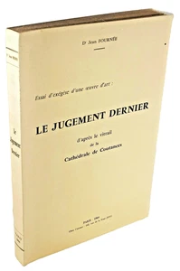 Jean Fournée LE JUGEMENT DERNIER d'après le VITRAIL de la CATHÉDRALE COUTANCES - Picture 1 of 2
