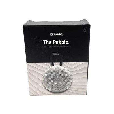 Speaqua The Pebble Altavoz Inalámbrico Impermeable Bluetooth Blanco/Gris NUEVO Caja Abierta Foto 1 de 4