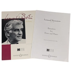 Bernstein West Side Story Horn Piano Sheet Music Scores Candide On the Town - Picture 1 of 13