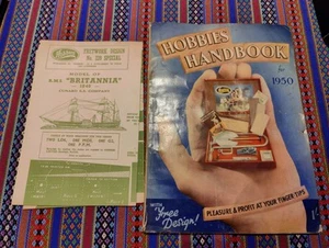 Vintage HOBBIES HANDBOOK FOR 1950 With Original Supplement VGC PB - Picture 1 of 12
