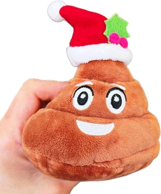 Farting Santa Poop Emoji Toy - 7 Funny Fart Sounds, Xmas Poop Toys, Funny Dog... - Image 1 of 4