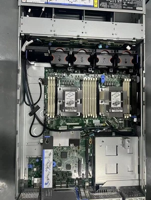 Lenovo SR590 2U Sever 8*3.5"BAYS/2X750W PSU/2X Gold 6138/64G RAM/1T HDD - Image 1 of 3