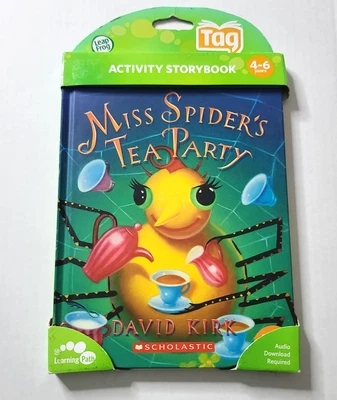 Leapfrog Tag Activity Storybook Miss Spider's Tea Party Age 4-6 NEW - Image 1 of 4
