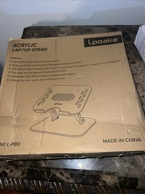 АКРИЛОВАЯ ПОДСТАВКА ДЛЯ НОУТБУКА - Изображение 1 из 3