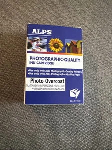 ALPS 105818-00 Photo Overcoat Ink Cartridge MD Series Genuine New Sealed Box - Picture 1 of 4
