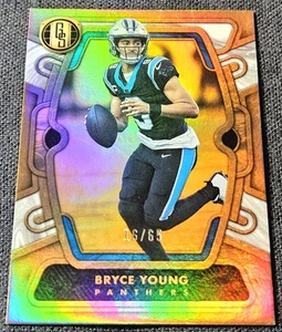 2024 Panini Gold Standard White Gold /65 Bryce Young #14 Panthers - Picture 1 of 2