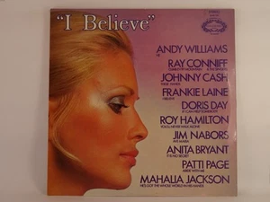 ANDY WILLIAMS/RAY CONNIFF I BELIEVE (355) 10 Track LP Picture Sleeve HALLMARK - Picture 1 of 7