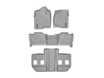 WeatherTech FloorLiner for 2007-2010 Chevrolet Suburban - Full Set, Grey - Image 1 of 4