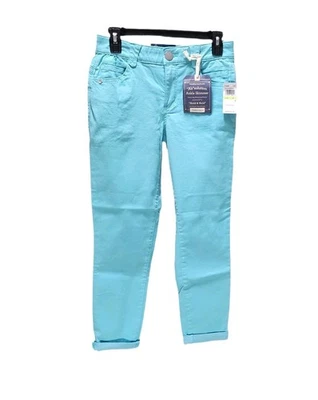 Pantalones Democracy Ab Solution tiro medio tobillo skimmer puño redondo mujer azul 4 Foto 1 de 4