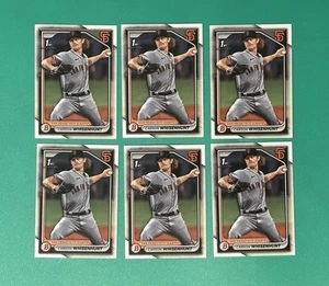 (x6) Carson Whisenhunt 2024 Bowman primer lote de 6 tarjetas #BP-96 San Francisco Giants - Imagen 1 de 2