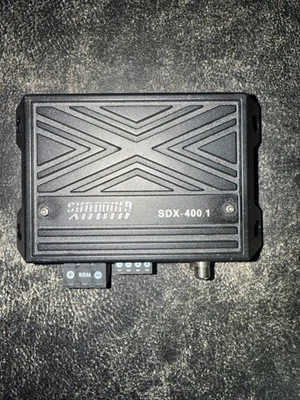 SUNDOWN AUDIO SDX-400.1 400W RMS SUBAMPLIFICADOR MONOBLOQUE COCHE POWERSPORT MARINO Foto 1 de 3