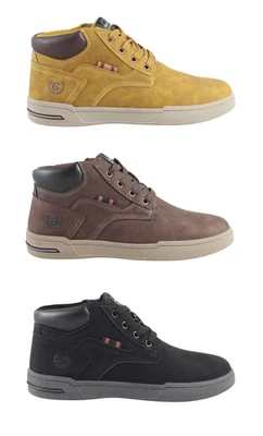 ENRICO COVERI scarponcini uomo midi scarponi invernali pelle sintetica e tessuto - Immagine 1 di 4