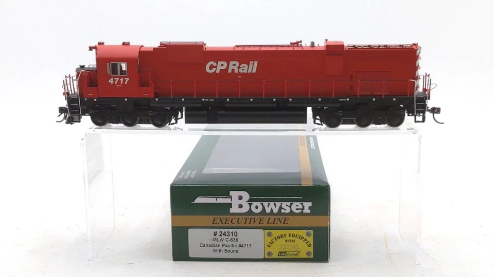 Bowser 24310 HO Canadian Pacific MLW C636 Diesel Engine #4717 with Sound LN/Box - Image 1 of 1